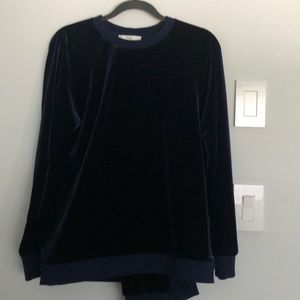 Tibi Velour  Sweatshirt and Jogger